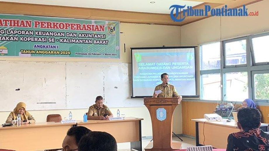 Diskop UKM Provinsi Beri Pelatihan Perkoperasian untuk Koperasi Kabupaten Kota di Kalbar